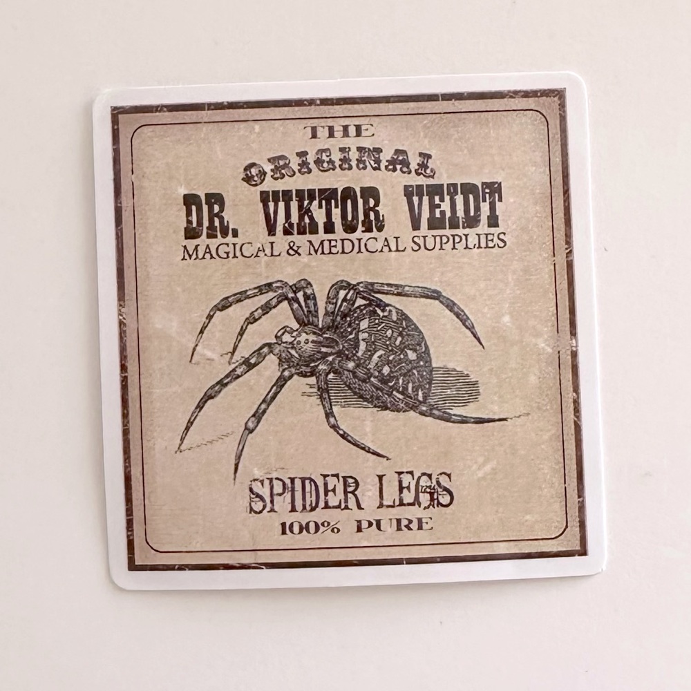 10/$10 Spider Legs Sticker